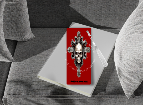 Personalised Skull Bookmark - main product image