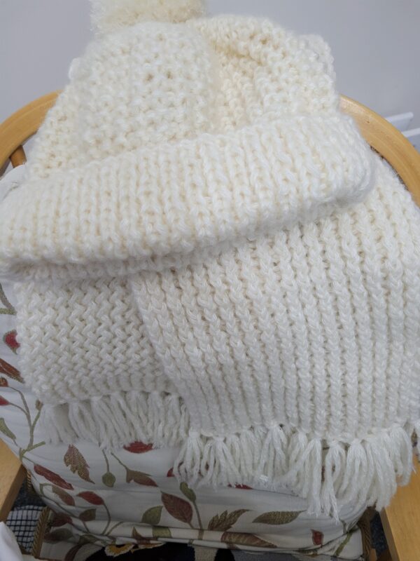 Ladies wool scarf and hat - main product image