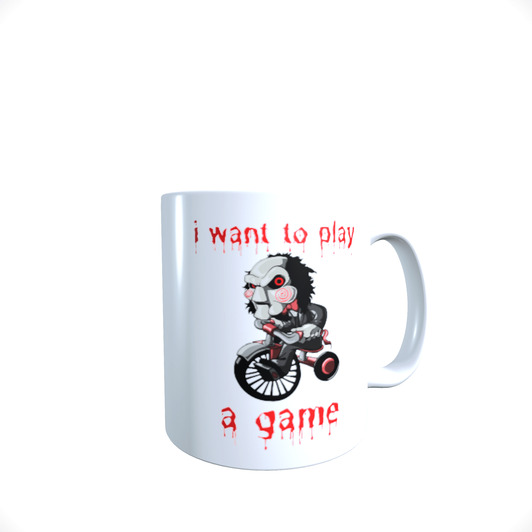 Jigsaw Horror Movie Film Character Billy the Puppet Coffee Tea Gift Mug cup 11oz - main product image