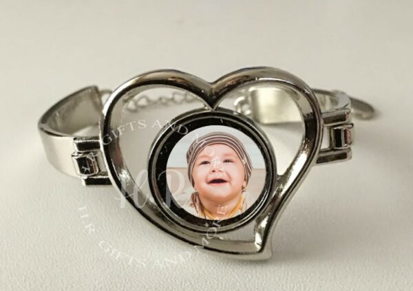 Personalised Photo Heart Bracelet - main product image