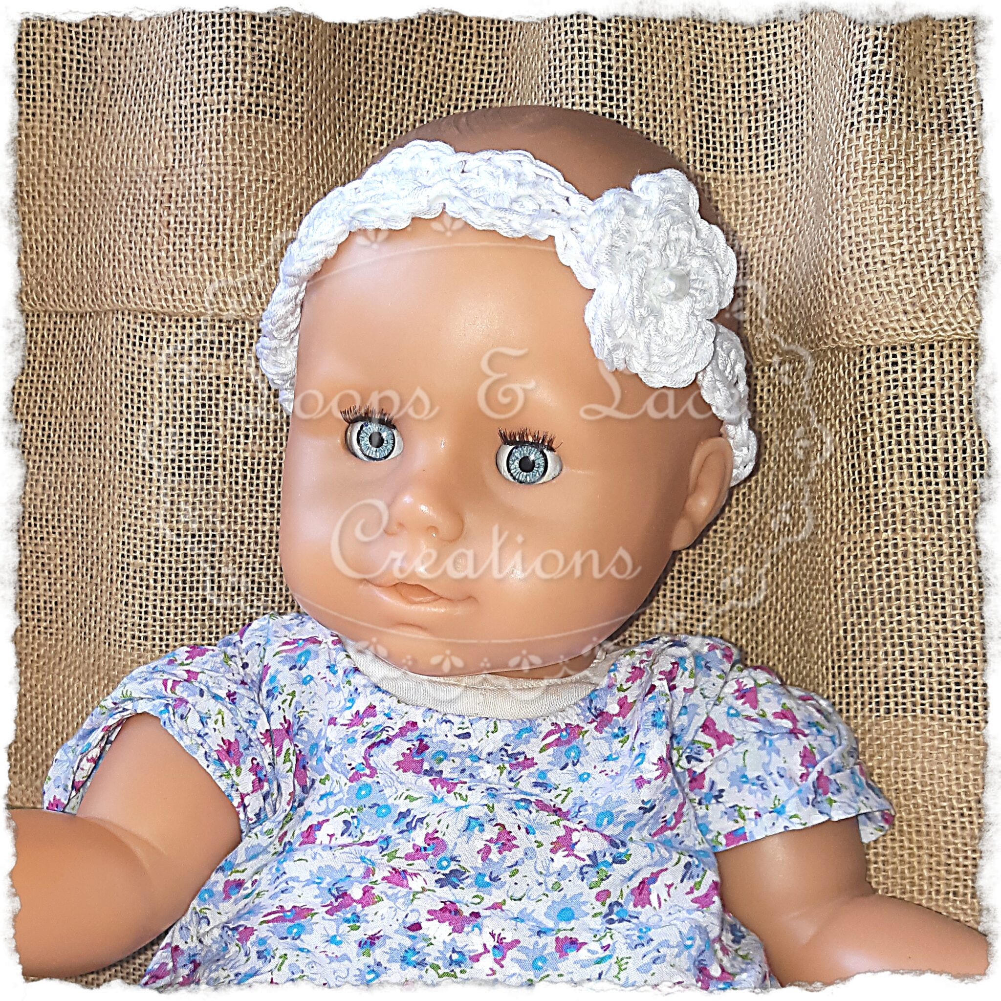 Crocheted Baby Headband - main product image