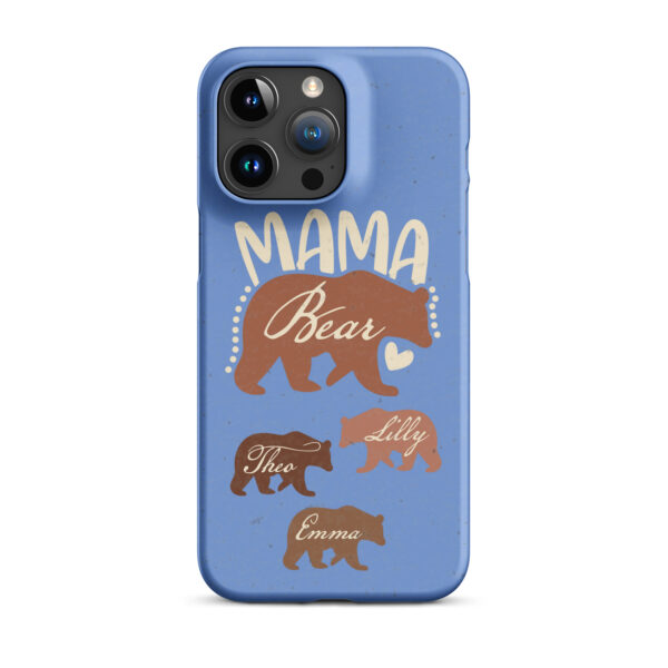 Personalized Mama Bear Phone Case with Kids Names Custom Mama Bear Child Name iPhone 15 14 13 Case - product image 3