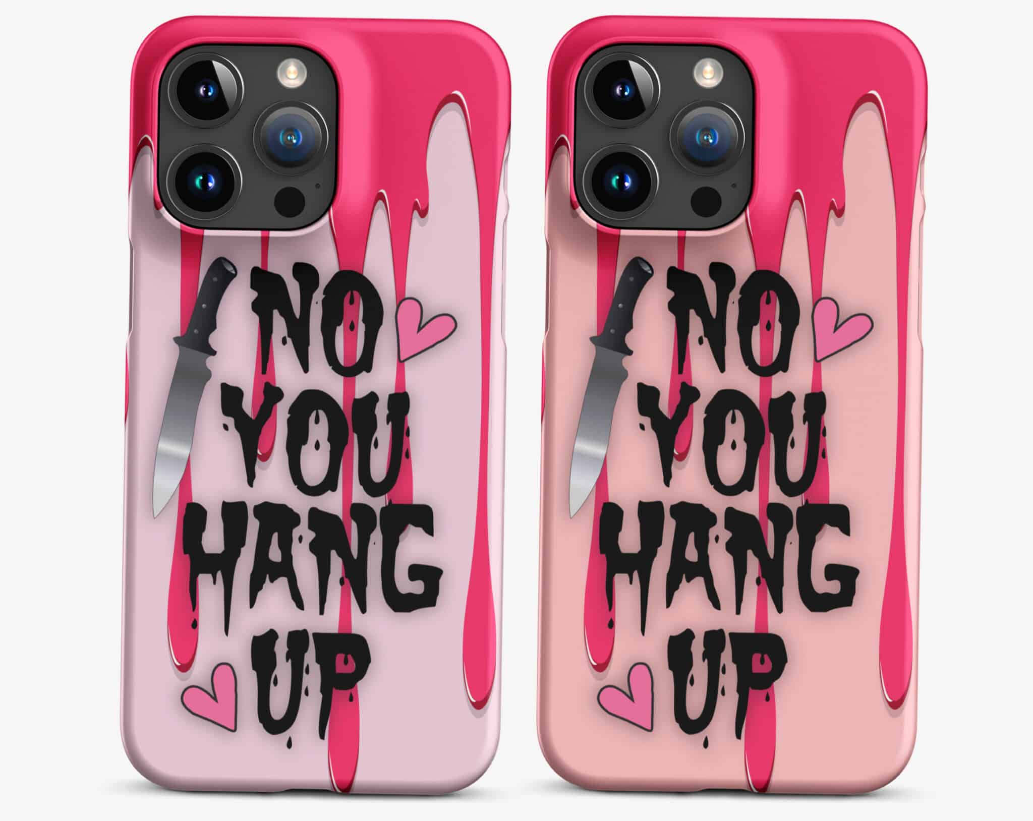 Ghost Face No You Hang Up Phone Case for iPhone 15 14 13 Pro Max Spooky Phone Case For Her - main product image