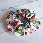 Christmas themed scrunchie