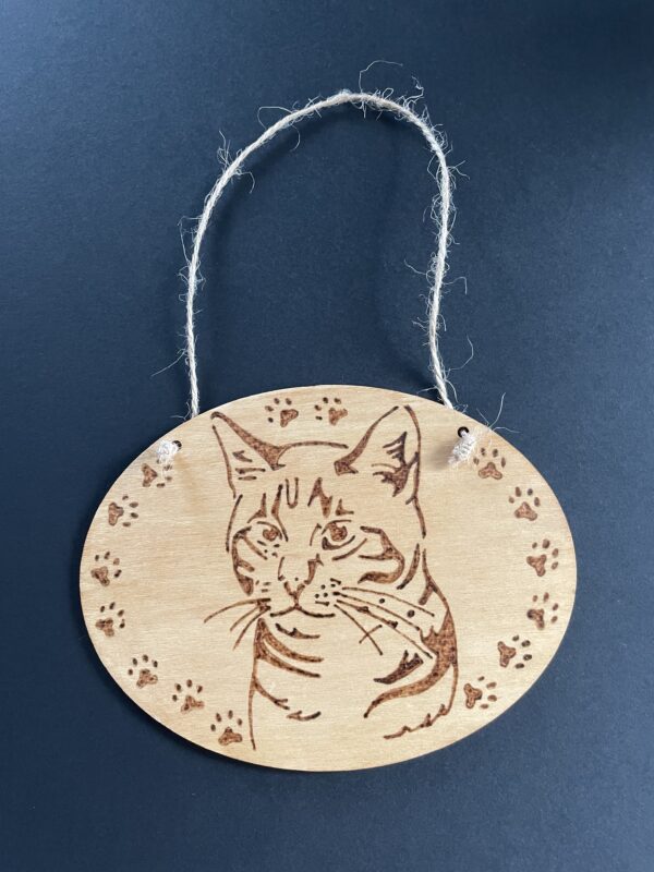 Small wooden hanging plaques - product image 3