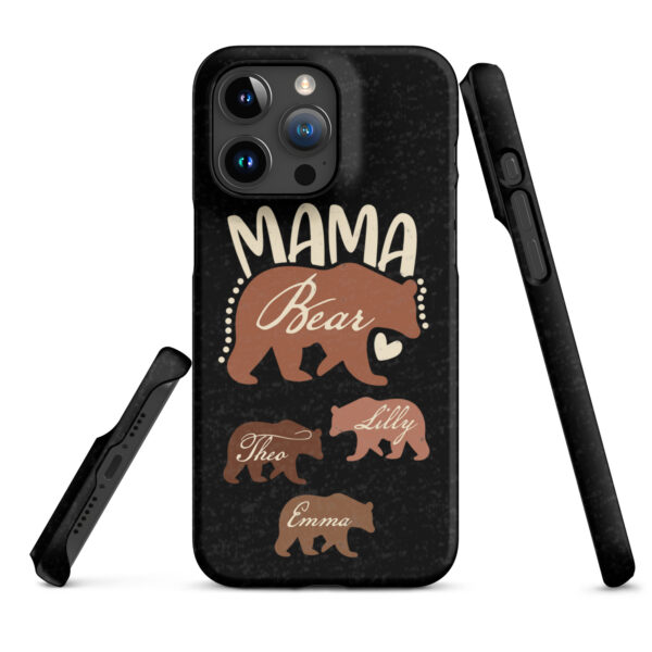 Personalized Mama Bear Phone Case with Kids Names Custom Mama Bear Child Name iPhone 15 14 13 Case - product image 5