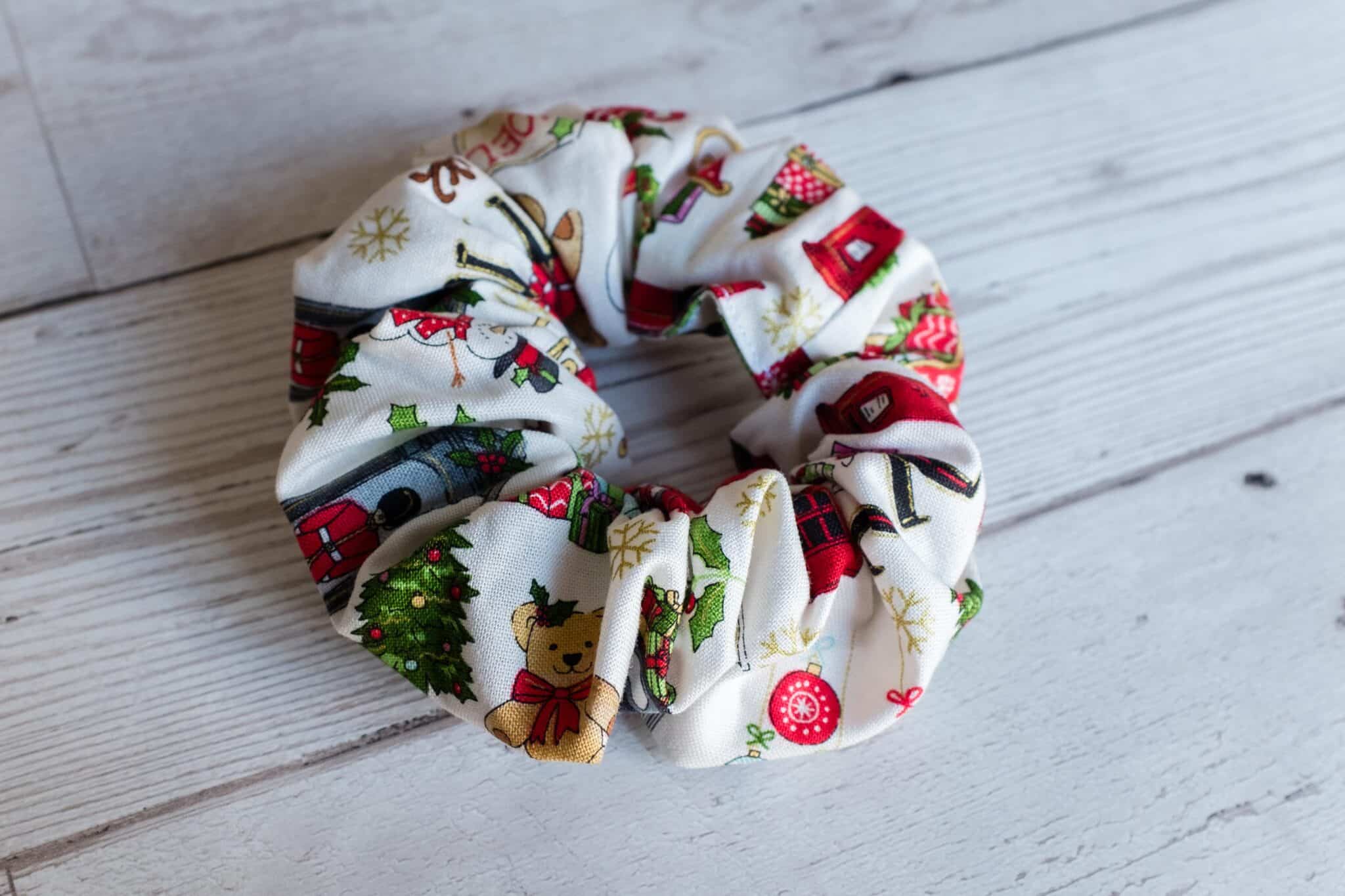 Christmas themed scrunchie - main product image