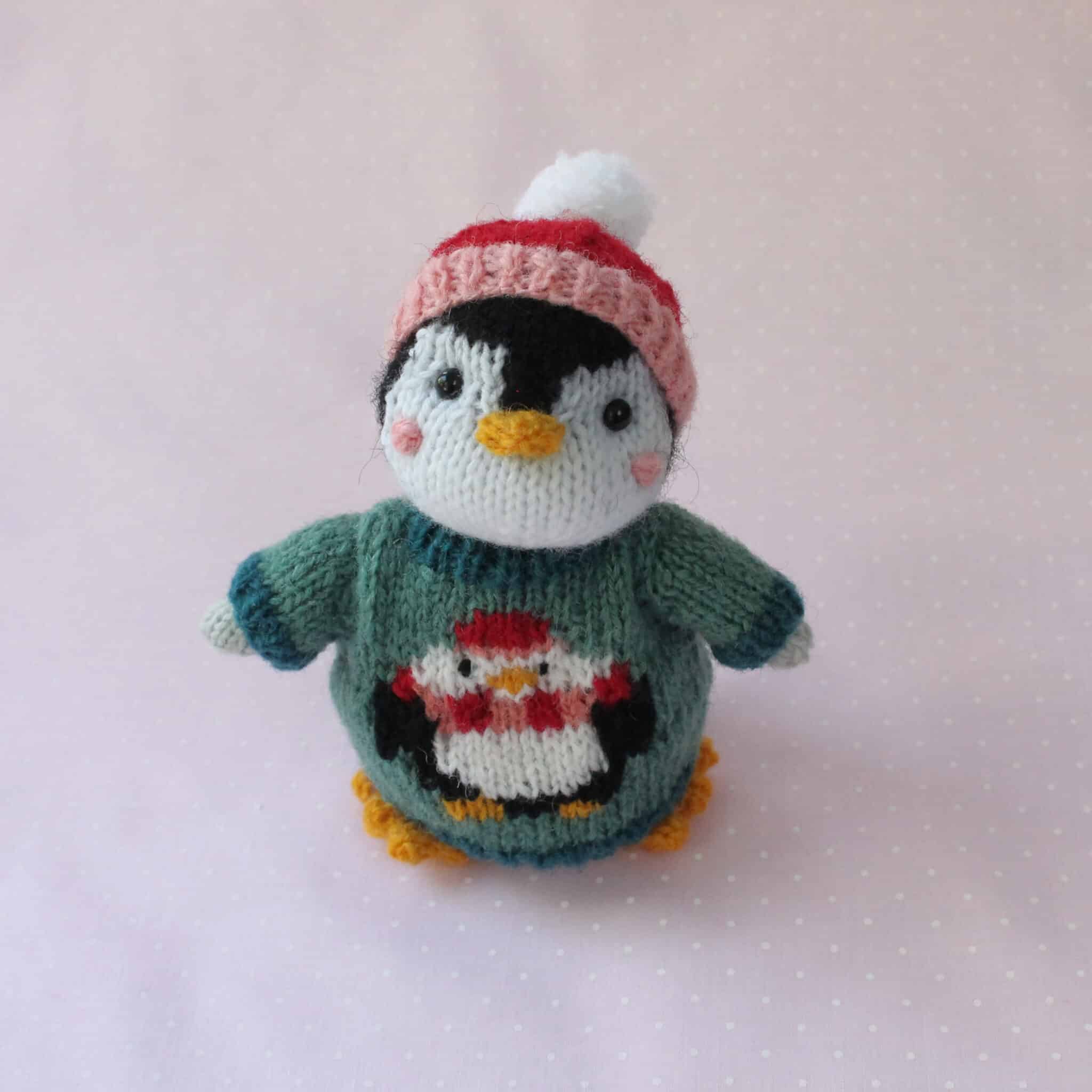 Christmas Jumper Penguin – Knitting pattern - main product image