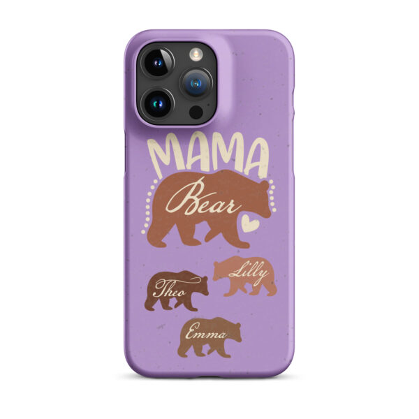Personalized Mama Bear Phone Case with Kids Names Custom Mama Bear Child Name iPhone 15 14 13 Case - product image 2