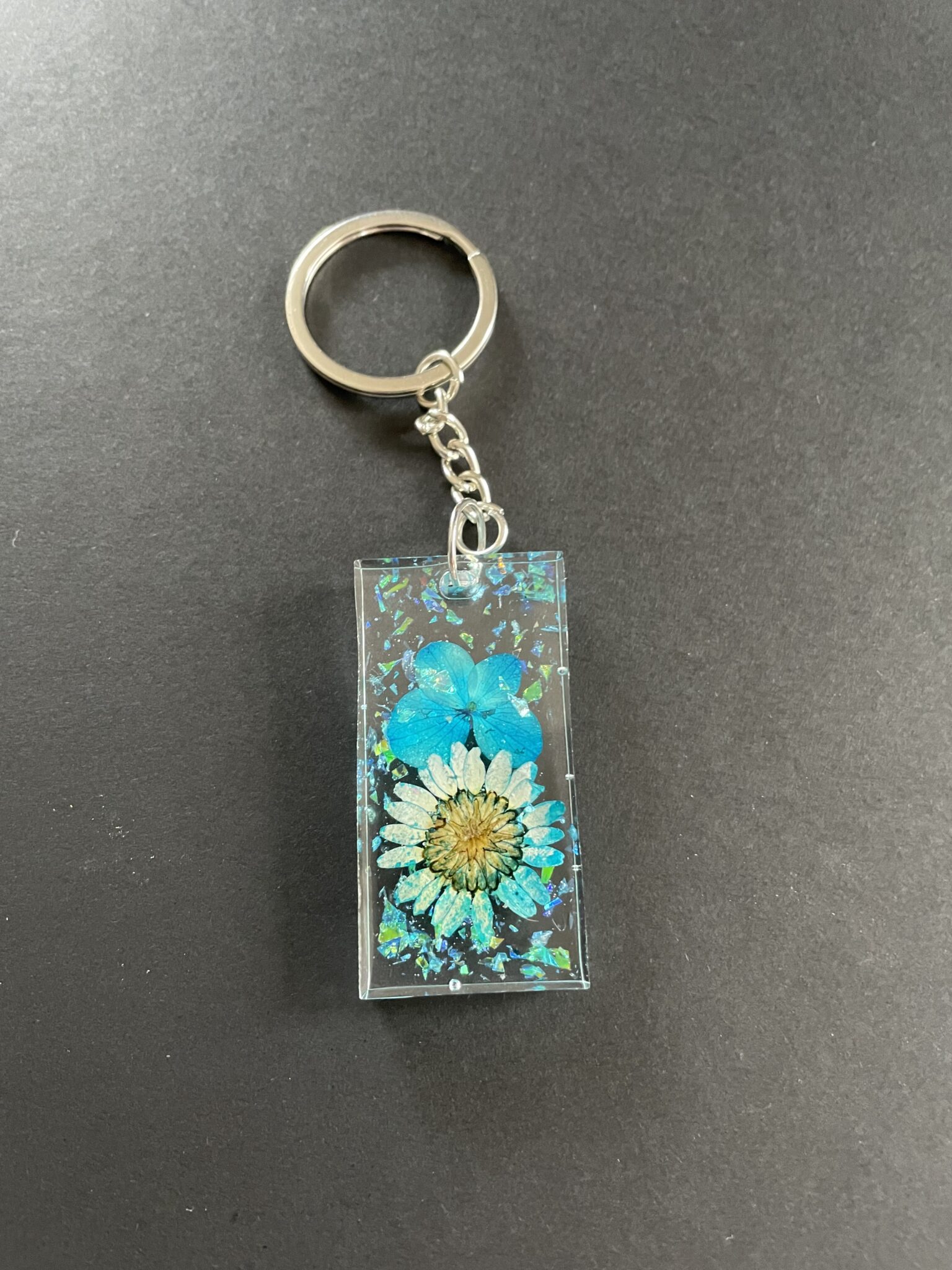 Handmade resin key rings - main product image