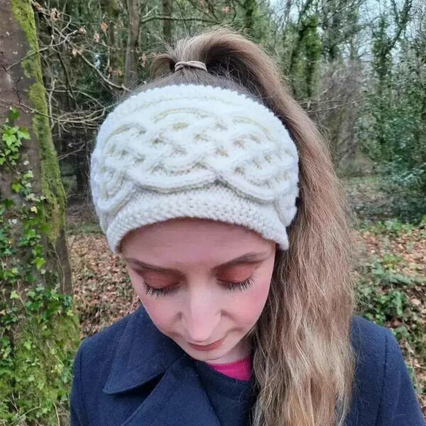 Aran Celtic Knot Headband - main product image