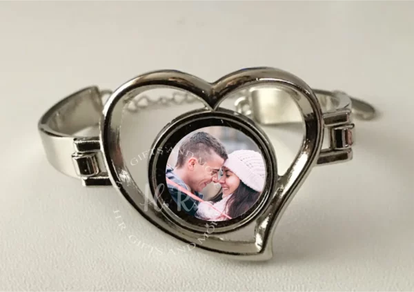 Personalised Photo Heart Bracelet - product image 2