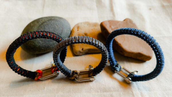 The Norse Braided Bracelet with D Ring Lock Clasp - main product image