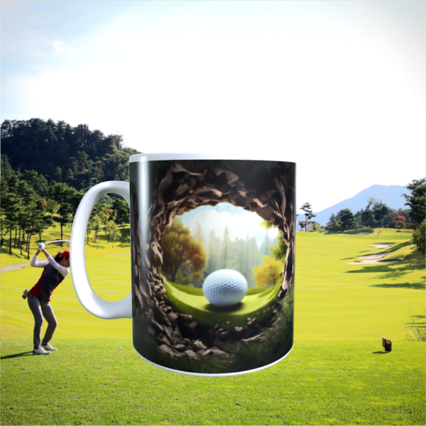 Golf Ball Golfer Husband Dad Boss Gift for Him Mug Cup 11oz Unique Present - product image 2