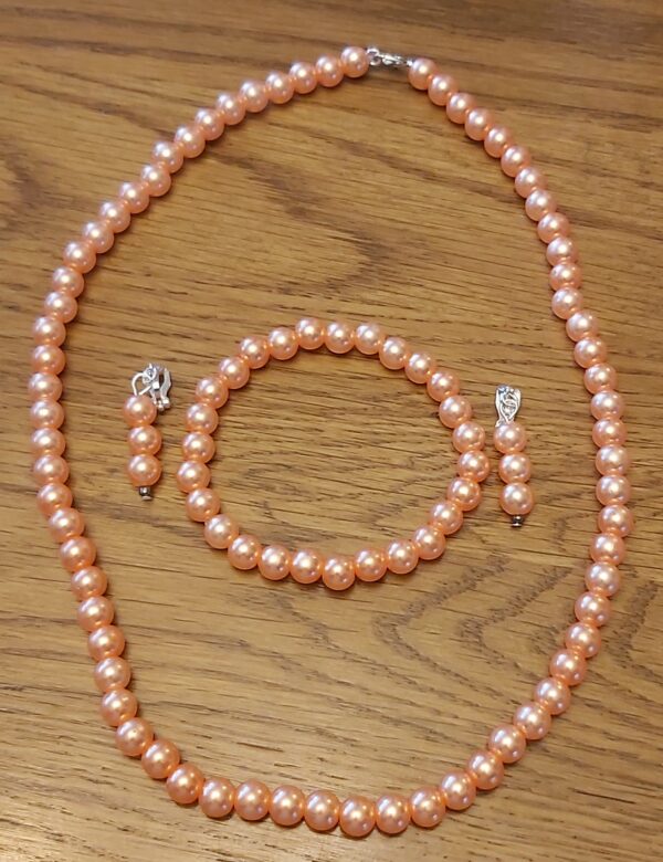 Orange pearls gift set - main product image