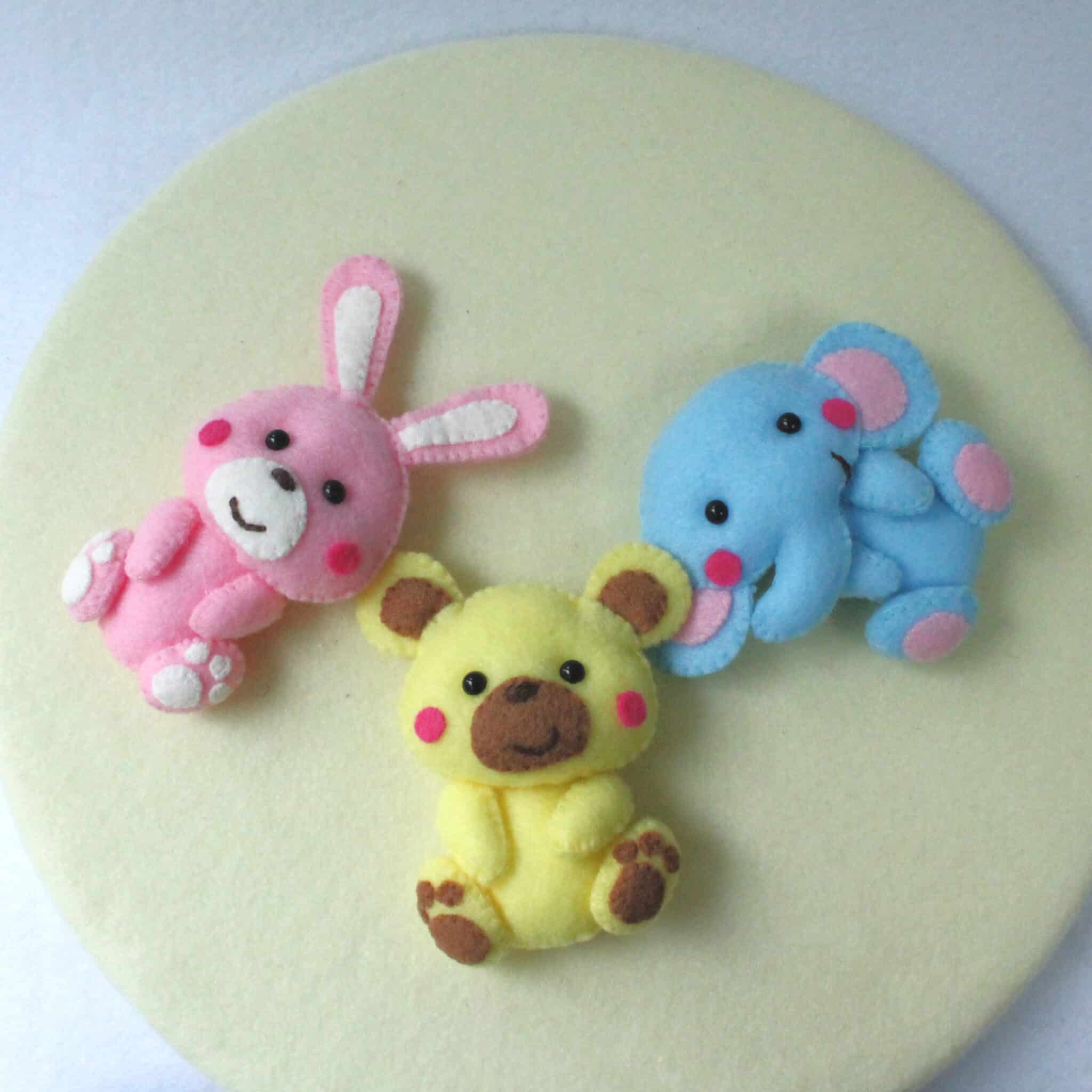 Felt Baby Animal Set - main product image