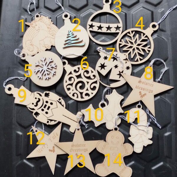 Festive hanging decorations | Christmas is coming - product image 2