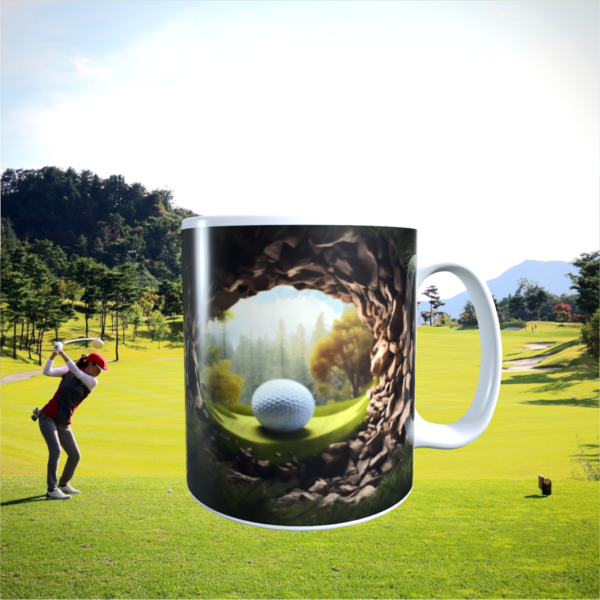 Golf Ball Golfer Husband Dad Boss Gift for Him Mug Cup 11oz Unique Present - product image 3