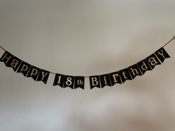 Personalised Birthday Banner - main product image