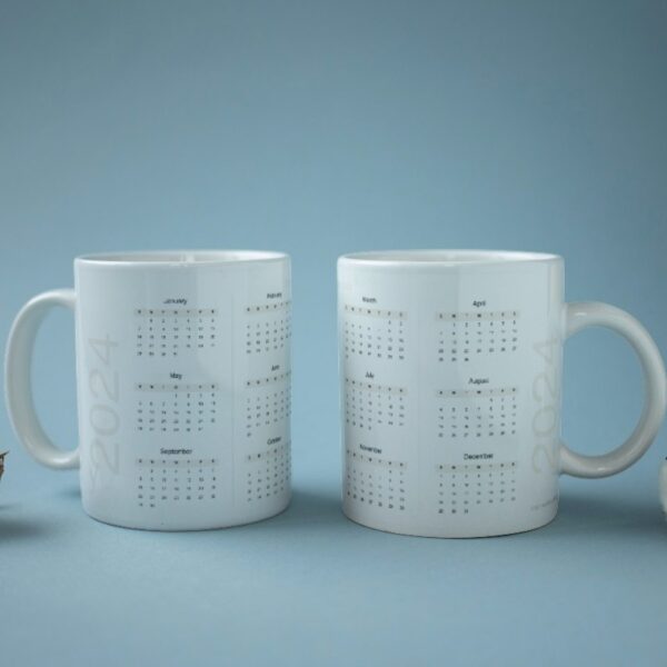 2024 Calendar Ceramic Mug – Plan Your Year in Style | New Year Planner | office - product image 3