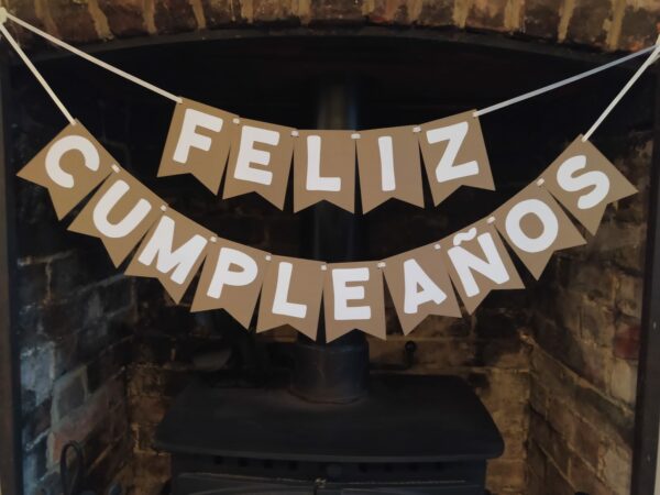 Spanish Happy Birthday Banner - product image 3