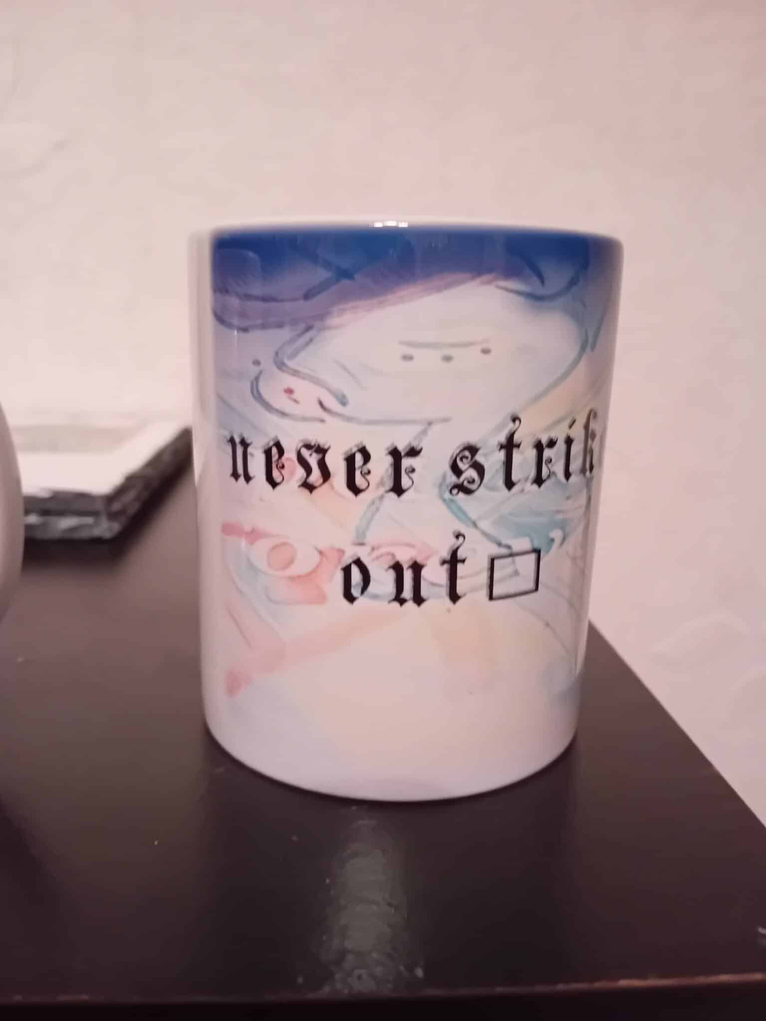 Never strike out design mug - main product image