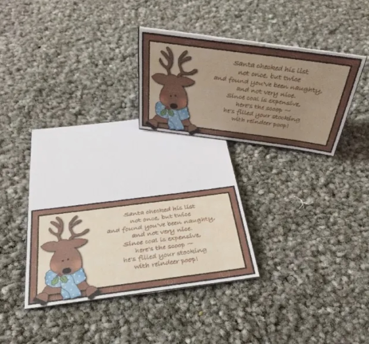 Reindeer poop/ Poo novelty Topper Christmas Gift Stocking Filler - main product image