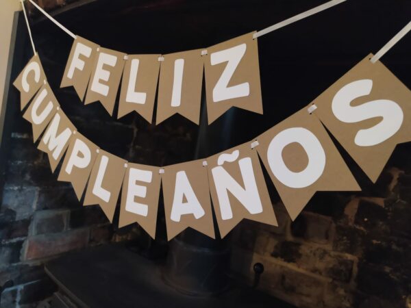 Spanish Happy Birthday Banner - product image 2