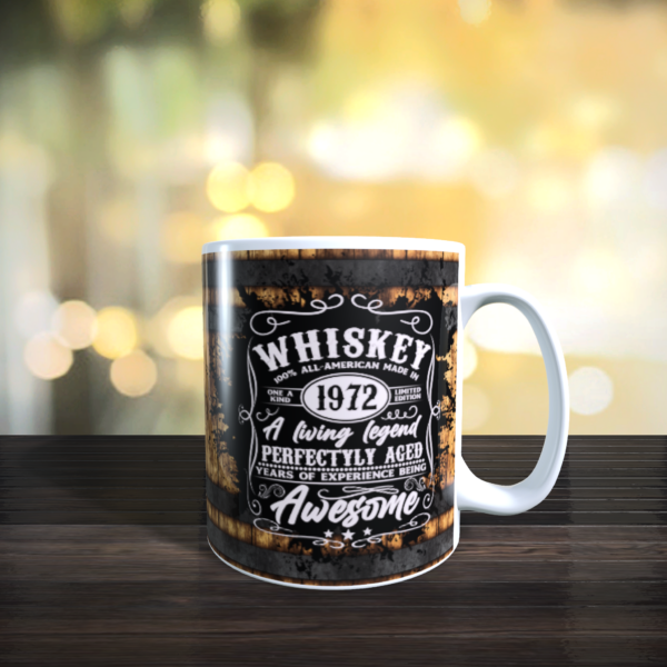 Whiskey Barrel ceramic Mug cup 11oz – Perfect for Whiskey Lovers and Home Bars! - main product image