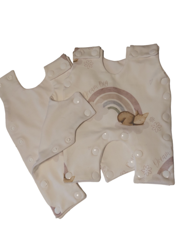 NICU baby romper / dungarees - product image 2