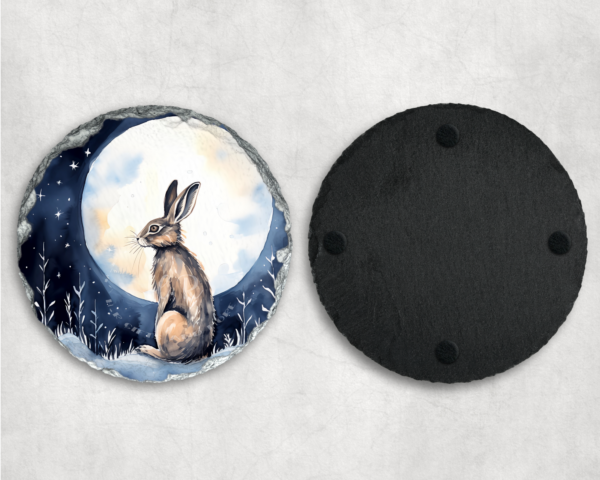 Christmas Winter Hare Coaster - main product image