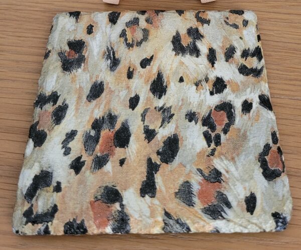 Decoupaged Slate Coasters – Animal Print – Set of 2 - product image 2