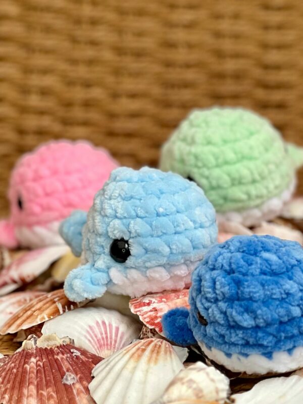 Mini Crochet Whale Plushies Amigurumi - product image 2