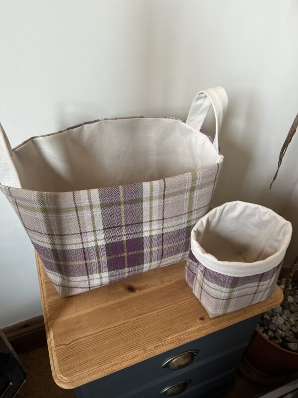 Two fabric storage baskets - product image 3