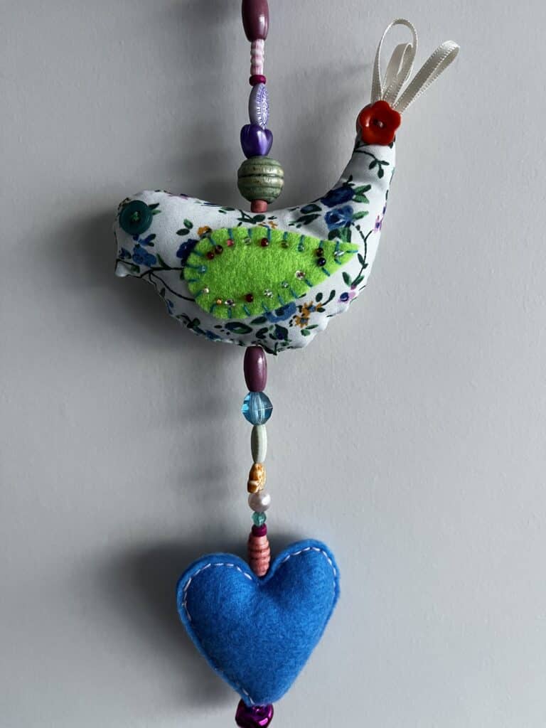 Hanging String of Birds