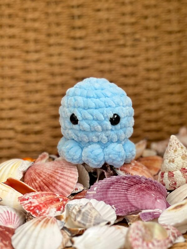 Mini Crochet Octopus Plushies Amigurumi - product image 2