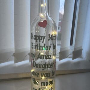 Light up bottle