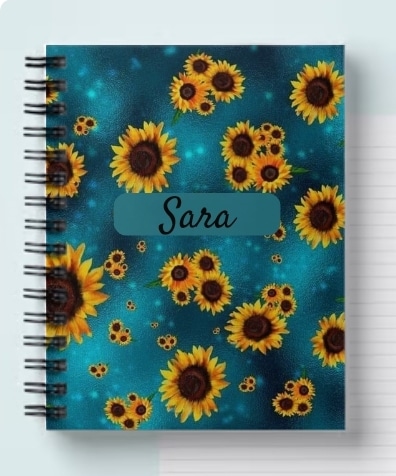 A5 Sunflower design notebooks - product image 2