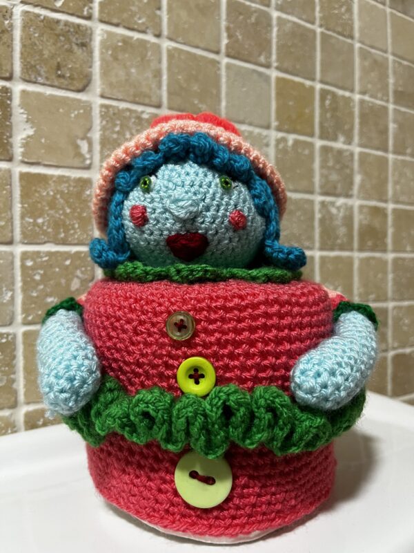 Crotchet Toilet Roll Cover - main product image