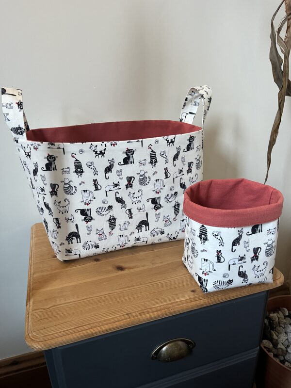 Two fabric storage baskets - product image 4