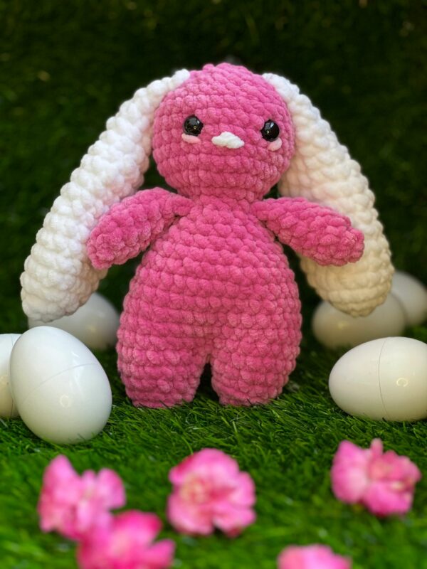 Cute Bunny Rabbit Crochet Amigurumi Plushie Toy - product image 3