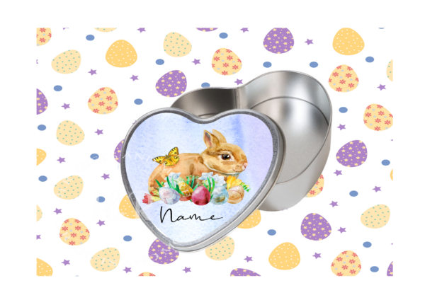 Personalised Easter Bunny Treat Tin - main product image