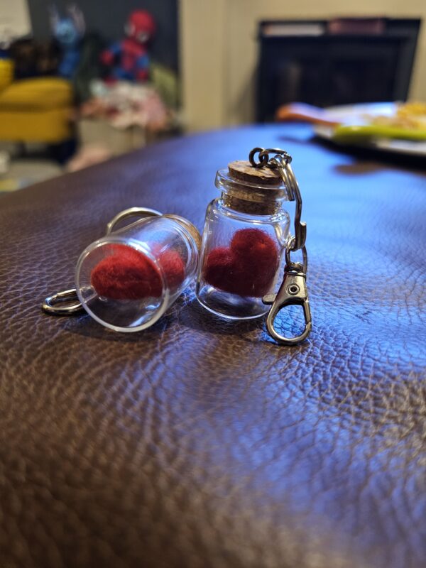 Heart in a Jar Keyring - product image 2