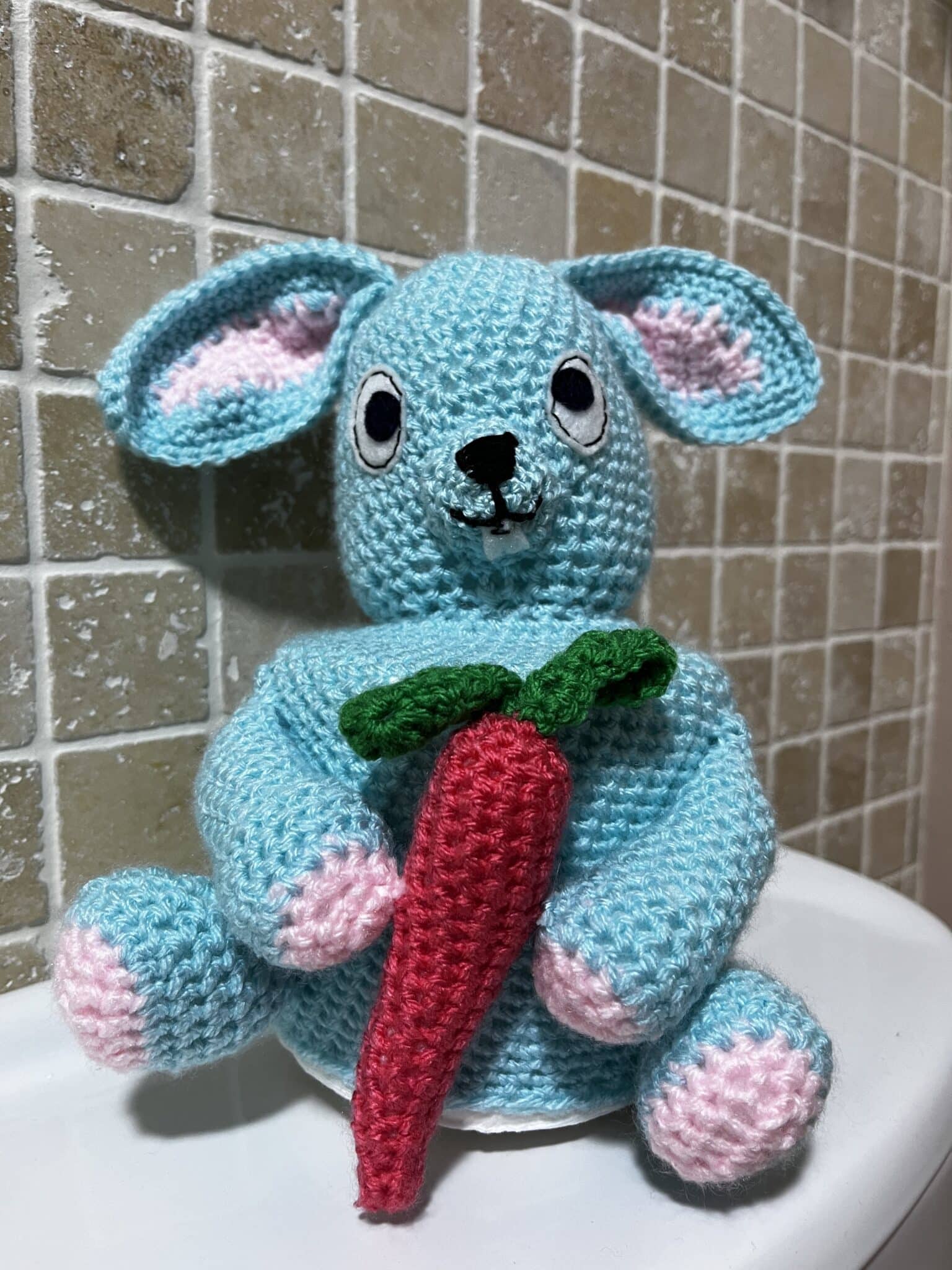 Crochet Toilet Roll Cover - main product image