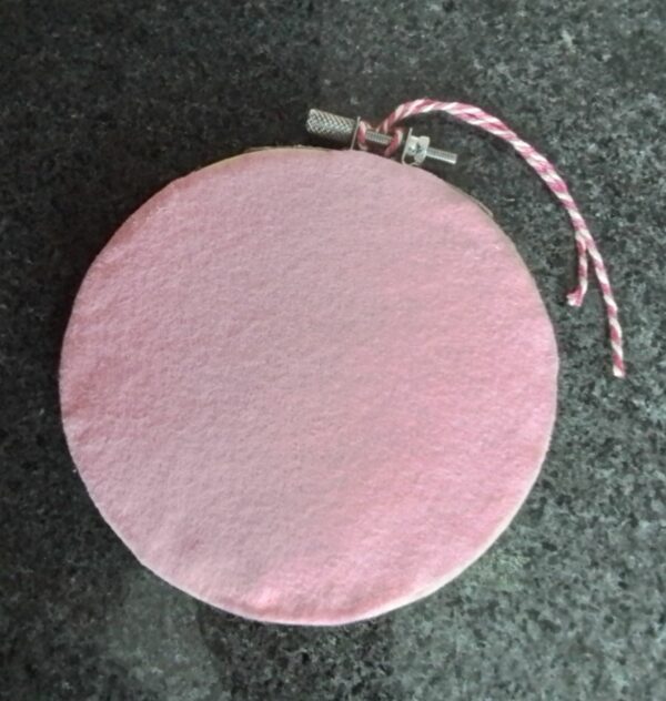 To The Best Foster Mum, Hoop Art, Foster Mum Gift, Gift For Mum – Pink - product image 3