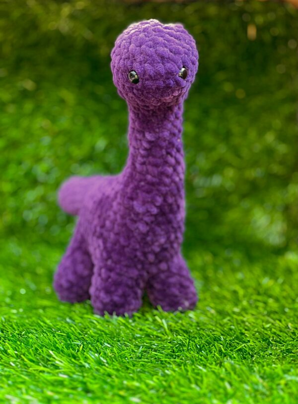 Long Neck Brachiosaurus Dinosaur Crochet Amigurumi Plushie Toy - product image 2