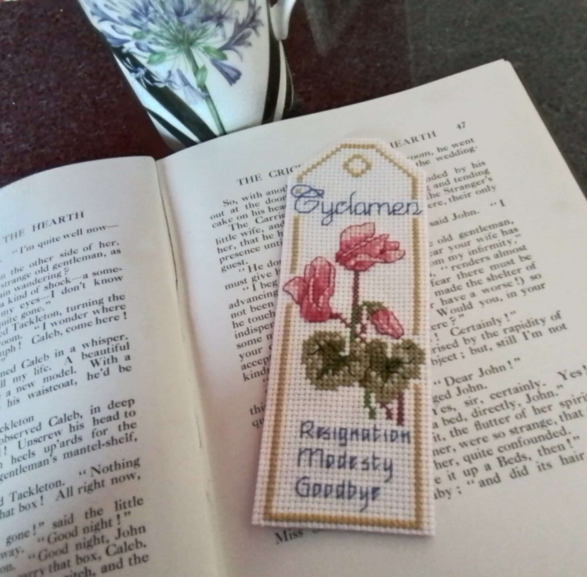 Language of Flowers Bookmark – Cyclamen - main product image