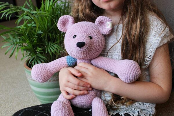 Patchy Chenille bear - main product image