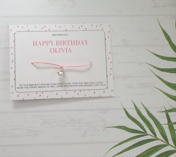 Personalised Wish Bracelet - main product image