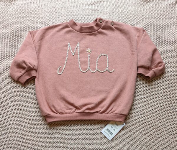 Personalised Mia sweatshirt - main product image